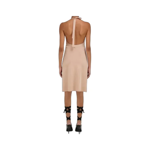 Ferragamo Knitted Halter Neck Dress