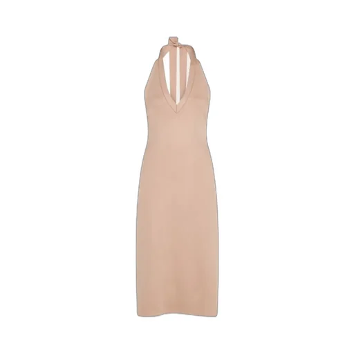 Ferragamo Knitted Halter Neck Dress