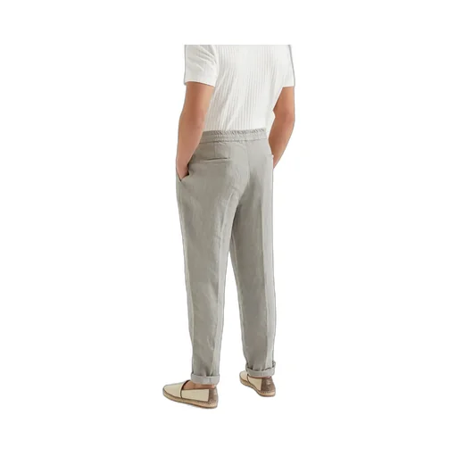 Brunello Cucinelli Elasticated Waistband Drawstring Pants