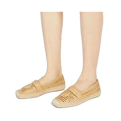 Raffia-Effect Espadrilles