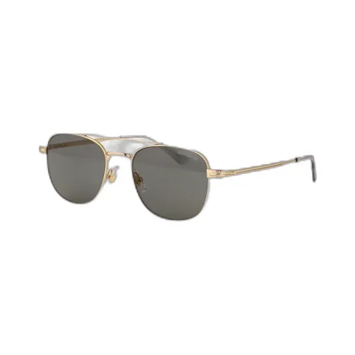 Montblanc Eyewear Double Bridge Pilot Frame Sunglasses