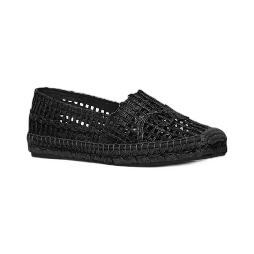 Raffia-Effect Espadrilles