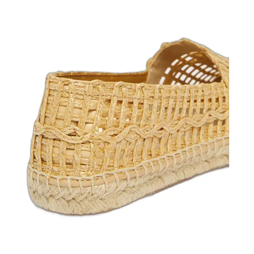 Raffia-Effect Espadrilles