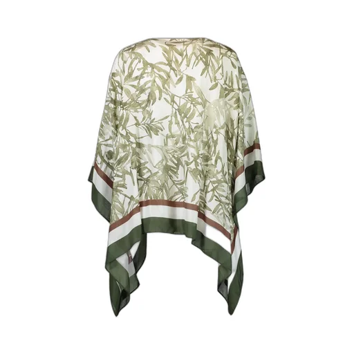 Brunello Cucinelli Allover Printed V-Neck Blouse