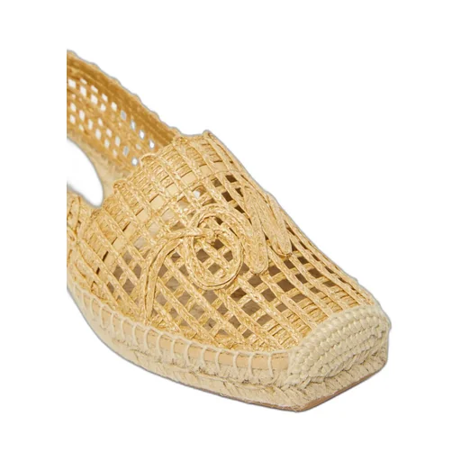 Raffia-Effect Espadrilles