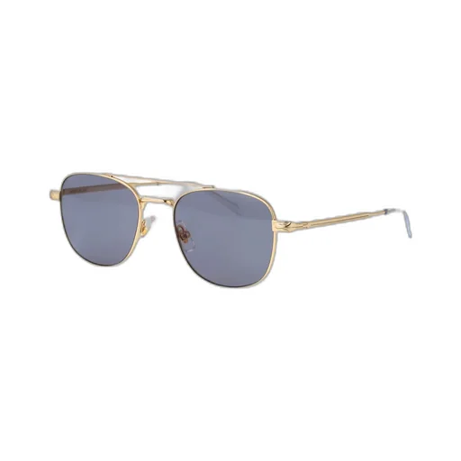 Montblanc Eyewear Double Bridge Pilot Frame Sunglasses