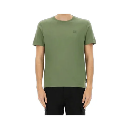 Moose Knuckles Logo Patch Crewneck T-Shirt
