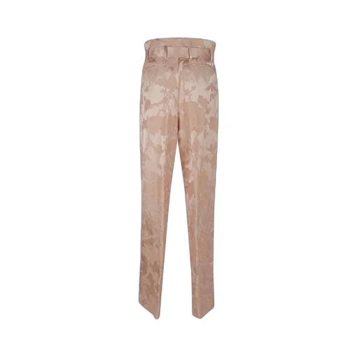 Dries Van Noten Jacquard Belted Pants