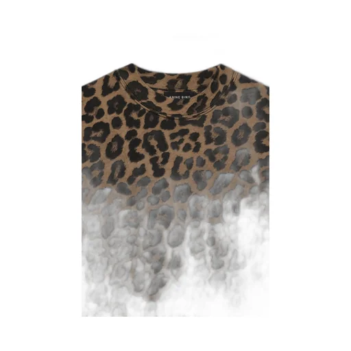 Anine Bing Avi Leopard Print Tee