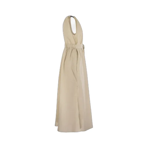 Brunello Cucinelli Belted Pleated Midi Dress