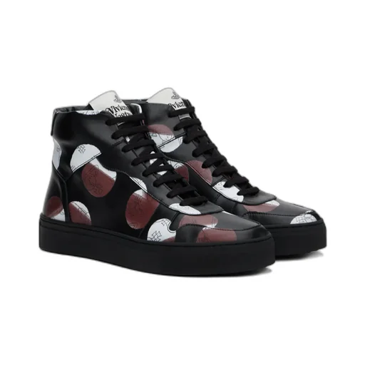 Lace-Up High-Top Sneakers