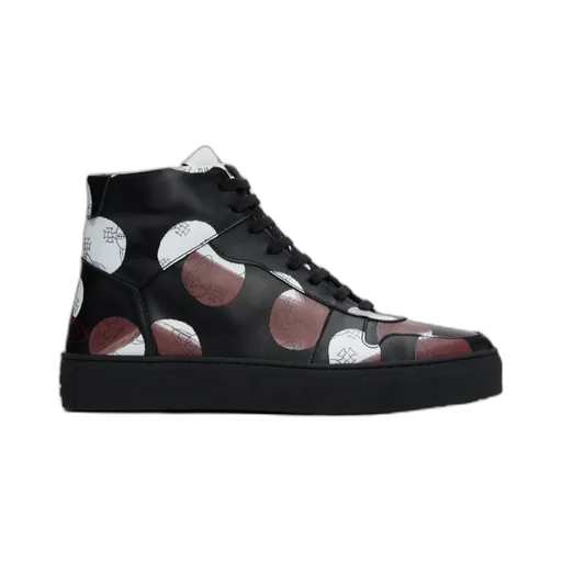 Lace-Up High-Top Sneakers