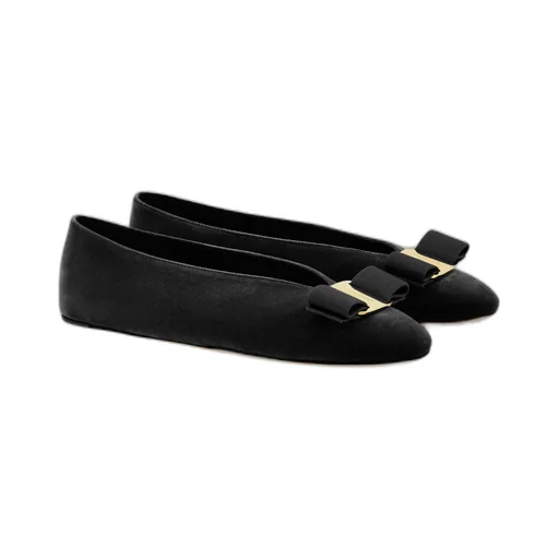 Ferragamo Vara Bow Slip-On Ballets