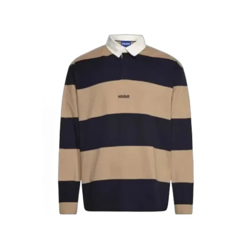 Striped Collared Polo Shirt