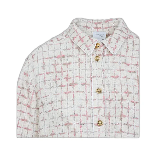 Silk Cropped Shirt