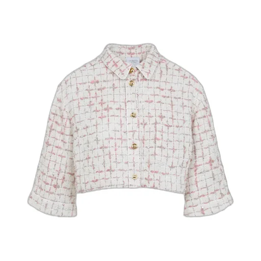 Silk Cropped Shirt