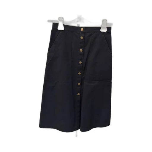 Button-Up Midi Skirt