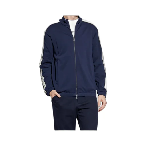 Moncler Logo Patch Zipped Sweatshirt