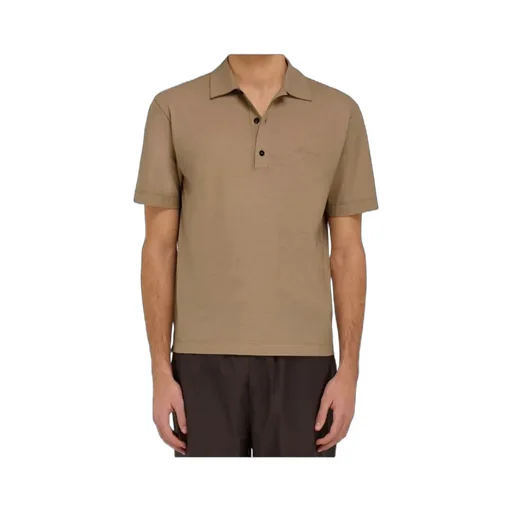 Ferragamo Short-Sleeved Crewneck Polo Shirt