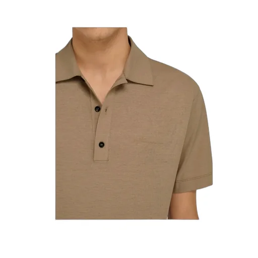 Ferragamo Short-Sleeved Crewneck Polo Shirt