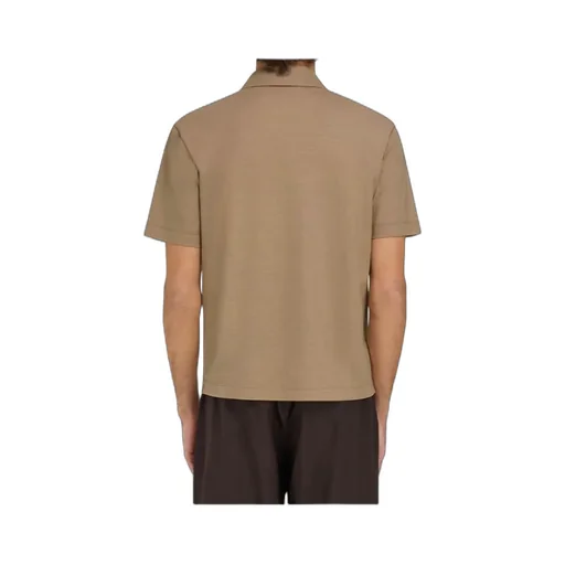 Ferragamo Short-Sleeved Crewneck Polo Shirt