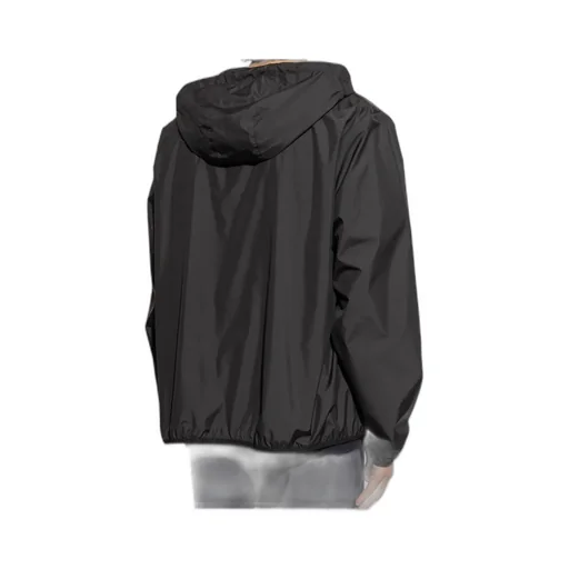 Moncler Logo Patch Zip-Up Hooded Jacket