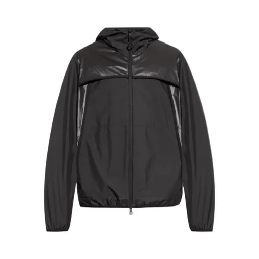 Moncler Logo Patch Zip-Up Hooded Jacket