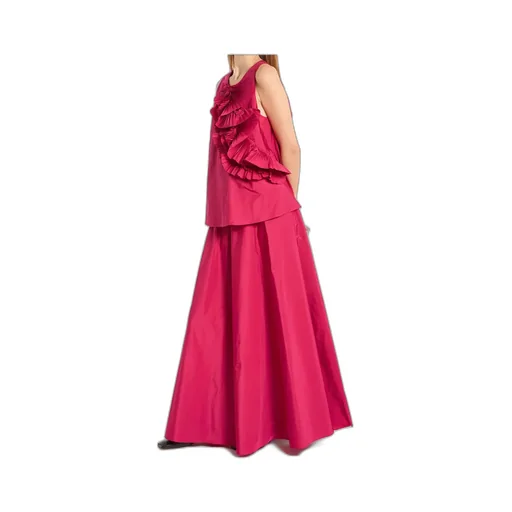 P.A.R.O.S.H. Ruffle Detailed Sleeveless Dress
