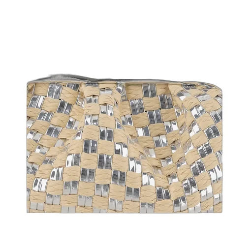 Themoirè Emera Weaved Clutch Bag