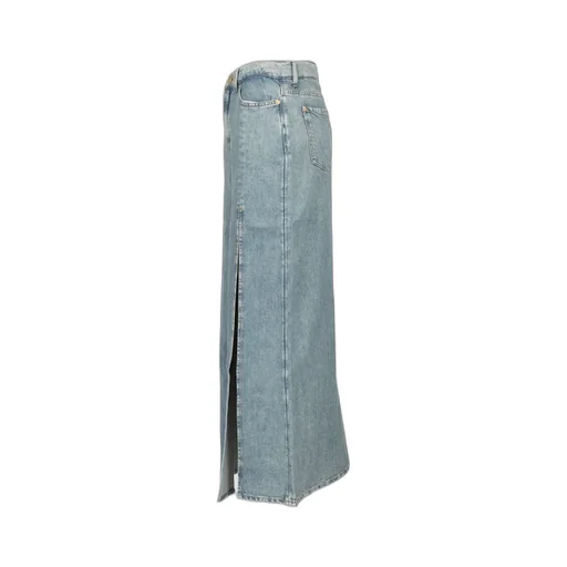 Long Skirt With High Slit