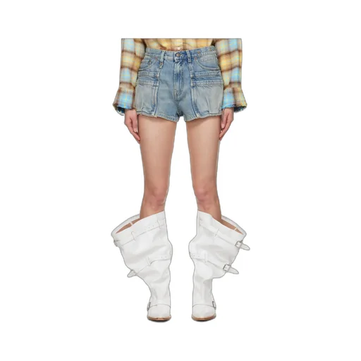 D'arcy Multi-Pocket Denim Shorts