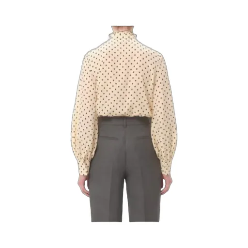 Valentino Plusdepois-Printed Ruffled-Trim Shirt