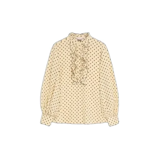 Valentino Plusdepois-Printed Ruffled-Trim Shirt
