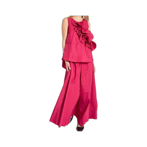 P.A.R.O.S.H. Ruffle Detailed Sleeveless Dress
