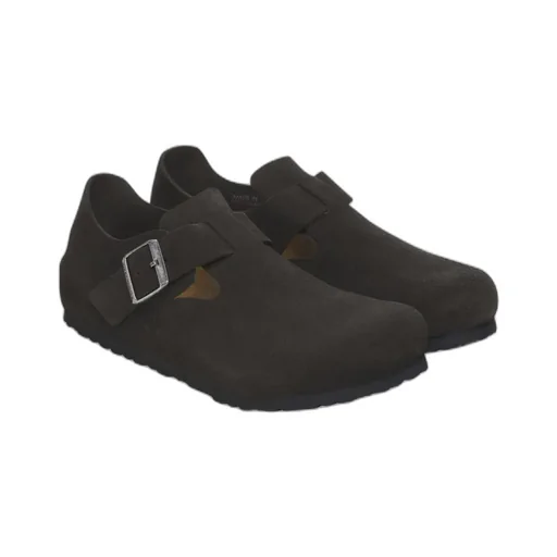 Birkenstock London Bs Buckle Detailed Flat Shoes