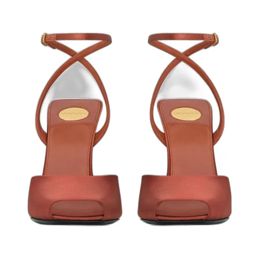 Saint Laurent La Scandale Wedge Sandals