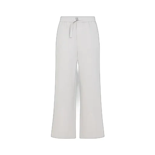 Ami Paris Logo Plaque Straight Leg Trousers