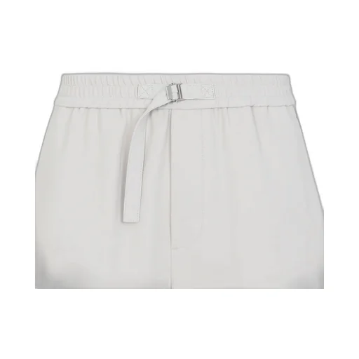 Ami Paris Logo Plaque Straight Leg Trousers