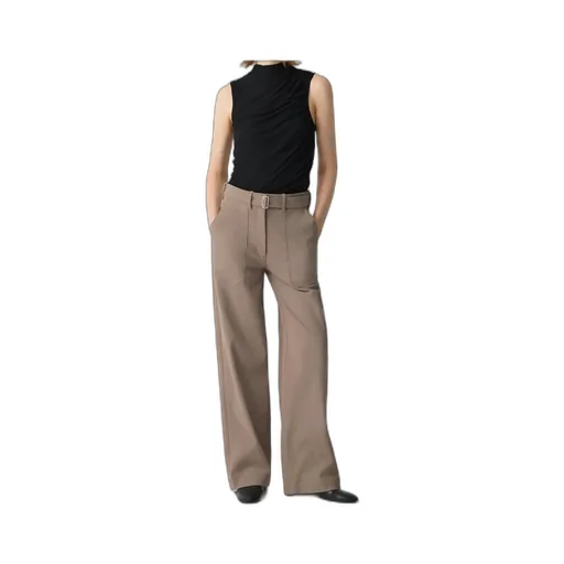 Utility Wide-Leg Trousers In Neoteric Twill