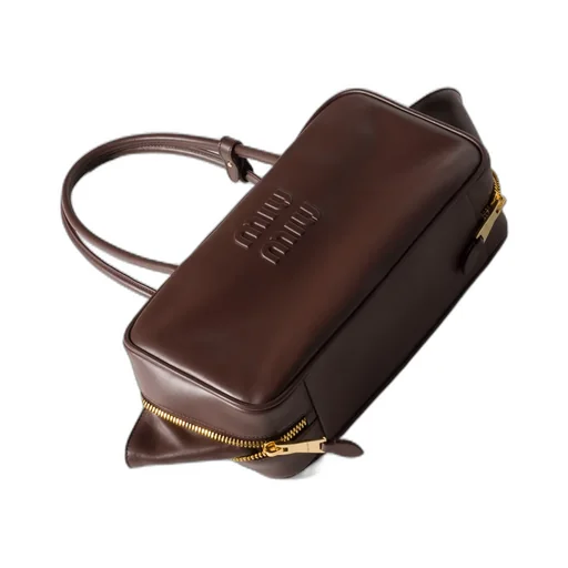 Miu Miu Embossed Zipped Handbag