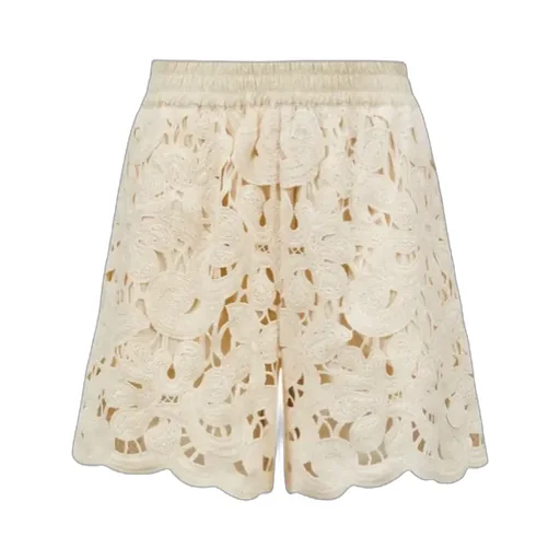 Floral Macramé Shorts