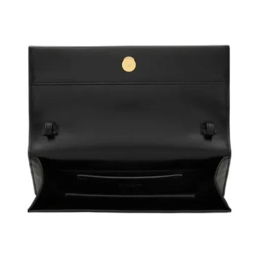 Saint Laurent Sunset Foldover Top Clutch Bag