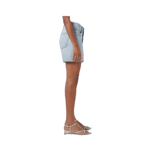 Agolde V-Waist Wide-Leg Shorts