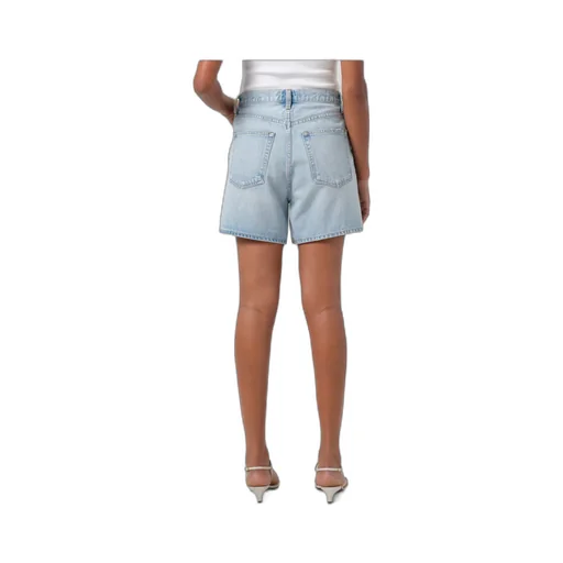 Agolde V-Waist Wide-Leg Shorts