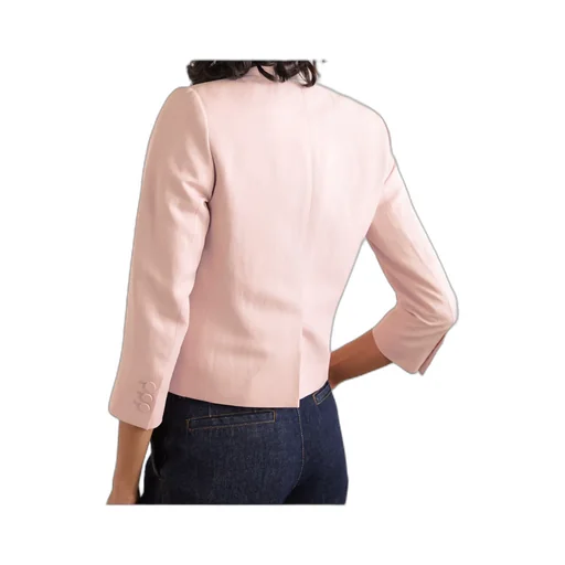 Dries Van Noten Single-Breasted Cropped Blazer