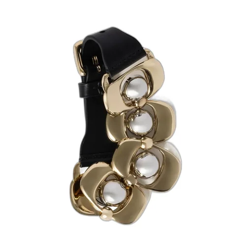 Leather And Metal Bracelet