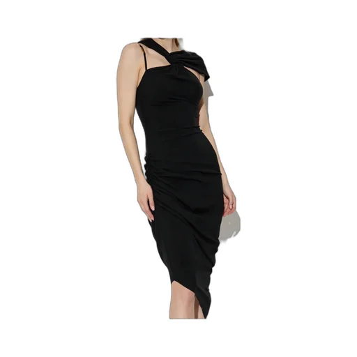 Versace Jeans Couture Draped Side Dress