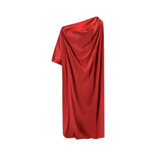 Dries Van Noten Dalant Asymmetric Satin Dress
