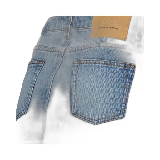 Ami Paris Denim Mini Skirt