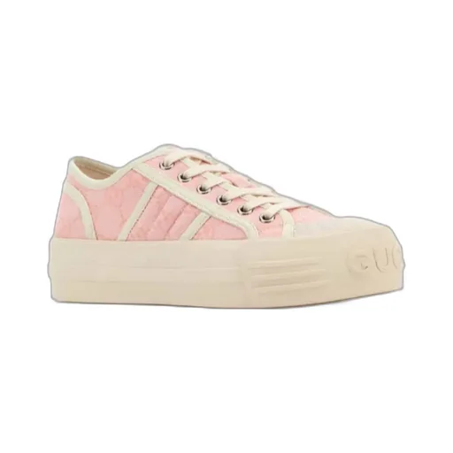 Gucci Monogrammed Low-Top Sneakers